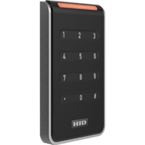 HID 40KTKS-01-000000 Signo 40K Wall Mount Keypad Reader, Seos Profile, OSDP/Wiegand, Terminal, Mobile Ready, Black/Silver (Replaces RK40, RPK40)