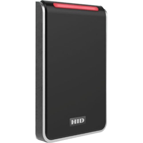 HID 40TKS-01-000000 Signo 40 Wall Mount Reader, Seos Profile, OSDP, Wiegand, Terminal, Mobile Ready, Black/Silver (Replaces R40, RP40)