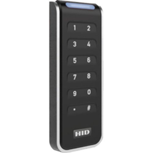 HID 20KNKS-01-000000 Signo 20K Mullion Keypad Reader, Seos Profile, OSDP, Wiegand, Pigtail, Mobile Ready, Black/Silver