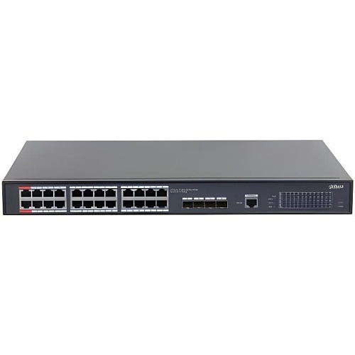 スイッチ Dahua DH-S5428-24GT4XF-360 28-Port L2+ Managed Gigabit Switch with