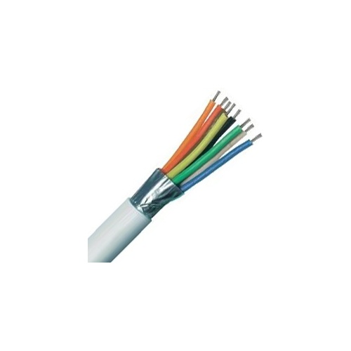Securi-Flex SFX/8C-TY3-SCR-LSF-WHT-100 8-Core Alarm Cable, Type 3