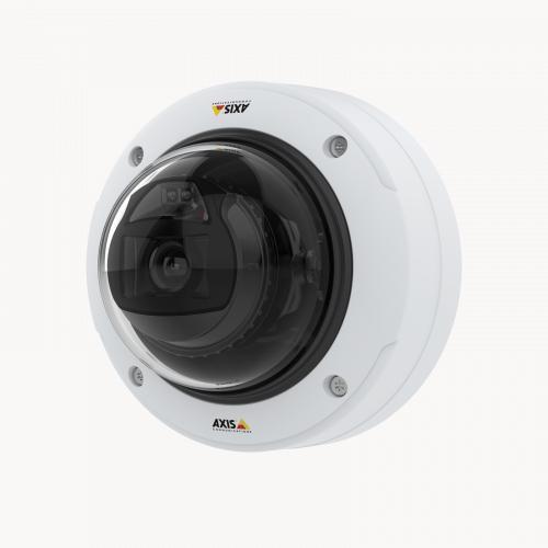 AXIS P3265-V 2 Megapixel Indoor Full HD Network Camera - Colour - Dome - H.264, H.264 (MPEG-4 Part 10/AVC), H.264 BP, H.264 (MP), H.264 HP, H.265, H.265 (MPEG-H Part 2/HEVC), H.265 (MP), Motion JPEG - 1920 x 1080 - 3.40 mm- 8.90 mm Varifocal Lens - 2.6x Optical - RGB CMOS - Recessed Mount, Pendant Mount, Conduit Mount, Bracket Mount, Junction Box Mount, Wall Mount, Ceiling Mount, Tripod Mount, Gang Box Mount - IK10 - IP52 - Vandal Resistant