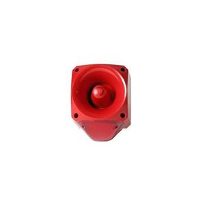 Klaxon Nexus 110 Sounder/Strobe - Wired - 60 V - 20 dB - 116 dB(A) - Audible, Visual - Side Mount - Red