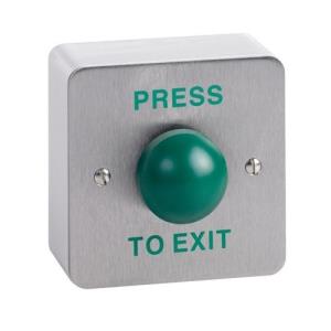CDVI - RTE-DSS - Request to Exit Button Green Dome, Surface