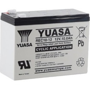 Yuasa Battery - Lead Acid - 1 - Battery Rechargeable - Proprietary Battery Size - 12 V DC - 10000 mAh