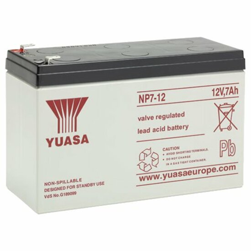 Yuasa NP7-12L Battery - Lead Acid - For Multipurpose - Battery Rechargeable - 12 V DC - 7000 mAh