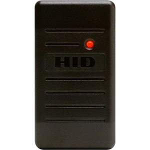 HID ProxPoint Plus 6005B Card Reader Access Device - Classic Black - Door, Indoor, Outdoor - Proximity - 193.04 mm Operating Range - Wiegand - Door-mountable, Mullion Mount