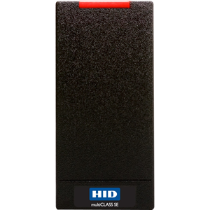HID multiCLASS SE Contactless Surface Mount, Mullion Mount, Box Mount Smart Card Reader - Black - Cable109.22 mm Operating Range - Wiegand, Pigtail