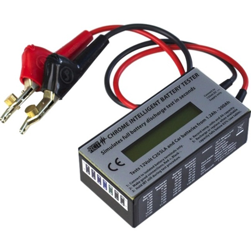 ACT CHROME Battery Testing Device - LCD - Voltage Monitor, Current Measurement