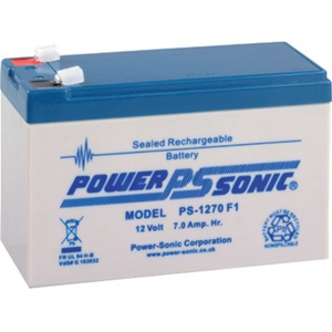 Power Sonic PS-1270 Battery - Lead Acid - 1 - For Multipurpose - Battery Rechargeable - 12 V DC - 7000 mAh