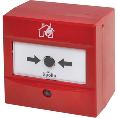 Apollo AlarmSense Manual Call Point For Fire Alarm - Red - Polycarbonate