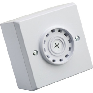 Eaton Askari Compact Security Alarm - 28 V AC - 97 dB - Audible - Flush Mount, Surface Mount - White