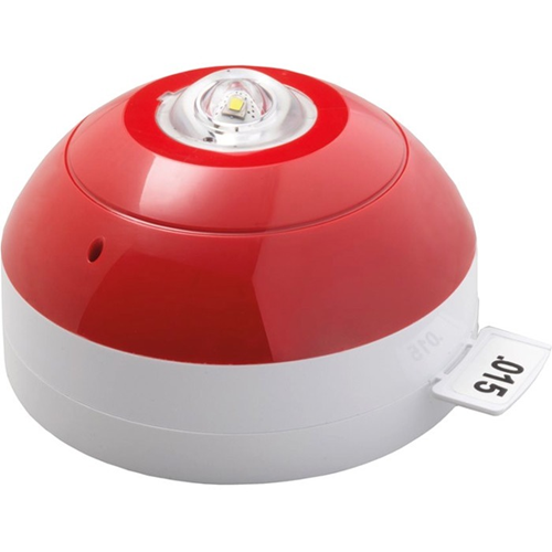 Apollo Security Alarm - 28 V DC - Audible, Visual - Ceiling Mountable - Red