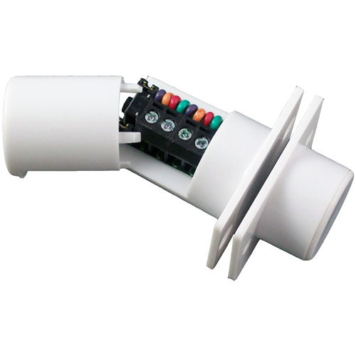 CQR FC508 Cable Magnetic Contact - SPST (N.O.) - 9 mm Gap - For Double Door - Flush Mount - White