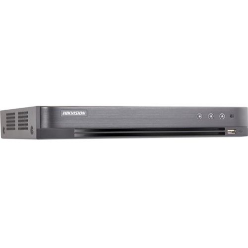 Hikvision Turbo HD DS-7204HQHI-K1/P Video Surveillance Station - 4 Channels - Digital Video Recorder - H.264, H.264+, H.265+, H.265 Formats - 30 Fps - Composite Video In - Composite Video Out - 1 Audio In - 1 Audio Out - 1 VGA Out - HDMI