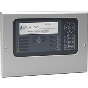 Advanced MX-5020 Remote Control Terminal - For Fire Alarm Control Panel - Light Grey - Steel