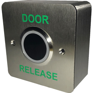 3E 3E0689-1DR Push Button For Access Control System - Single Gang - Stainless Steel