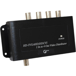 Genie GCD04HD Video Distribution Amplifier - 1920 x 1080 - 350 MHz Maximum Video Bandwidth - 200 m Maximum Operating Distance - BNC In - BNC Out