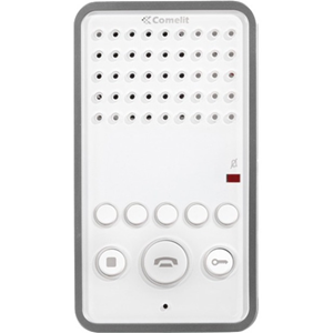 Comelit EASYCOM Intercom Sub Station - for Door Entry - White - Cable - Wall Mount