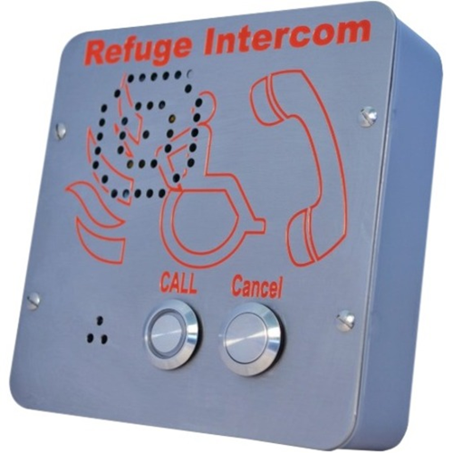 Eaton VoCALL Refuge Call Center - Surface-mountable for Call Point, Area of Refuge, Fire Alarm Control Panel, Tactile Braille Signage - Zintec