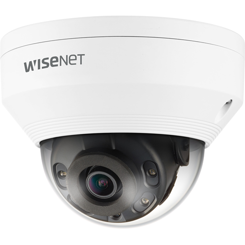 Hanwha Techwin WiseNet Q QNV-8010R 5 Megapixel Network Camera - Dome - 20 m Night Vision - Motion JPEG, H.264, H.265 - 2592 x 1944 - CMOS - Ceiling Mount, Wall Mount
