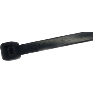 W Box Cable Tie - Black - 100 Pack