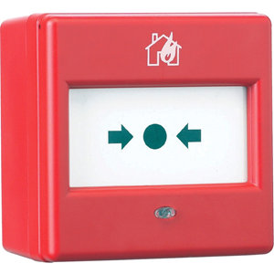 Eaton BiWire EF201BWCP Manual Call Point For Fire Alarm - Red - ABS Plastic