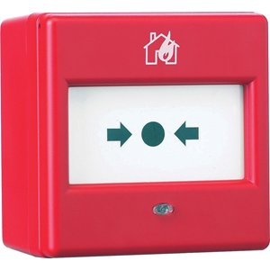 Eaton BiWire EF203BWCPWP Manual Call Point For Fire Alarm - Red - ABS Plastic