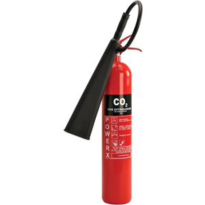 TG Fire Extinguisher - Carbon Dioxide - 5 kg Capacity - B: Flammable Liquids, E: Live Electrical Equipment