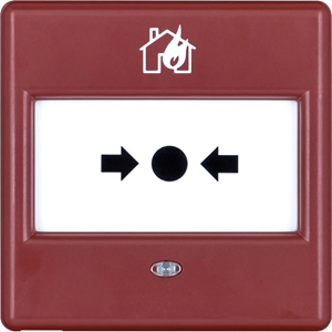 Cooper Intelligent CBG370S Manual Call Point For Fire Alarm - Red - ABS, Polycarbonate