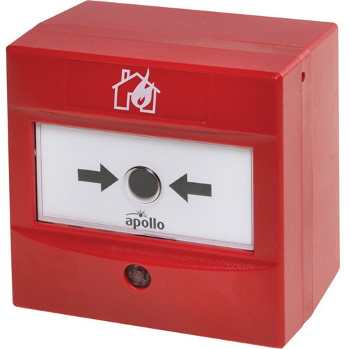 ADI Apollo Single Action Manual Call Point For Fire Alarm Red