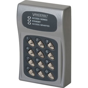 ACT ACT5-EM Keypad Access Device - Outdoor, Indoor - Proximity - 128 User(s) - 1 Door(s) - 24 V DC - Surface Mount, Flush Mount