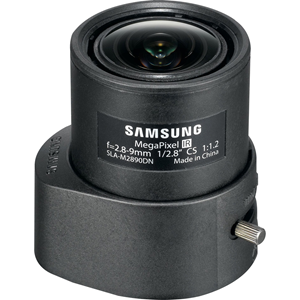 Hanwha Techwin SLA-M2890DN - 2.80 mm to 9 mm - f/1.2 - Zoom Lens for CS Mount - Designed for Surveillance Camera - 3.2x Optical Zoom