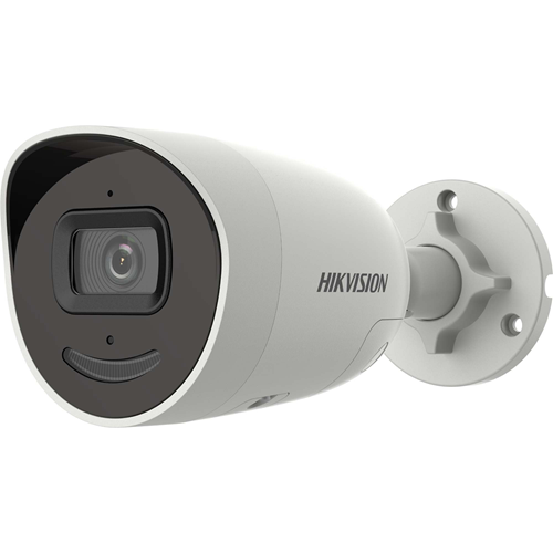 Hikvision AcuSense DS-2CD2046G2-IU 4 Megapixel HD Network Camera - Bullet - 40 m Night Vision - H.264+, H.264, MJPEG, H.265, H.265+ - 2688 x 1520 Fixed Lens - CMOS - Junction Box Mount - Water Resistant, Dust Resistant