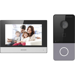 Hikvision 17.8 cm (7") Video Door Phone - Touchscreen TFT LCD - 2 Megapixel129&deg; Horizontal - 75&deg; Vertical - Full-duplex - Villa, House - 1 Pack