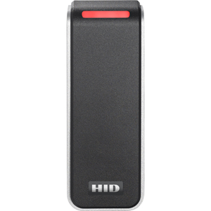 HID Signo 20 Card Reader Access Device - Black, Silver - Door, Indoor, Outdoor - Proximity - 100 mm Operating Range - Bluetooth - Serial - Wiegand - 12 V DC - Mullion Mount, Surface Mount
