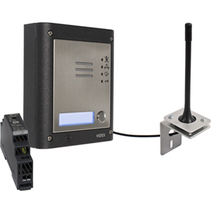 VIDEX GSM PRO GSM4K-1S/4G Intercom System - for Door Entry - Wireless - Surface Mount