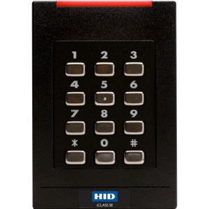 HID iCLASS SE RK40 Smart Card Reader - Black - Cable50.80 mm Operating Range - Pigtail